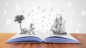open book-story telling, Thanksgiving