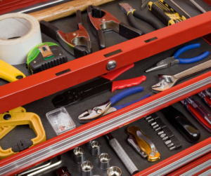 organized toolbox