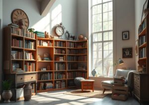 cluttered home