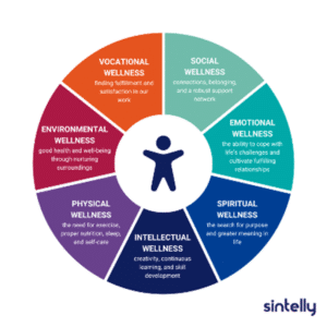 7 dimensions of holistic well being wheel