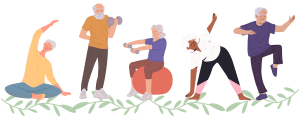chair exercise for seniors and balance exercise for seniors